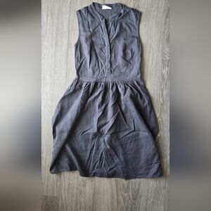 Rivet Brooklyn x Leslie Hills 100% Tencel Fit & Flare Dress Made in USA Size XS